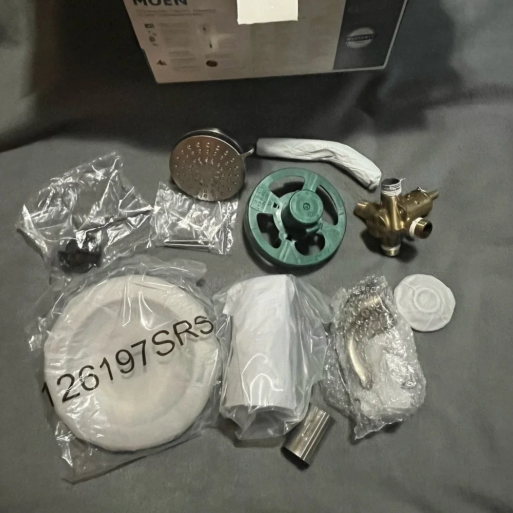 MOEN 82603 Adler Single Handle 4-Spray Tub Shower Faucet Chrome 1.8 GPM